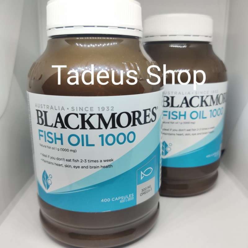 Promo BLACKMORES FISH OIL 1000MG 400 CAPS MINYAK IKAN OMEGA 3 EPA DHA