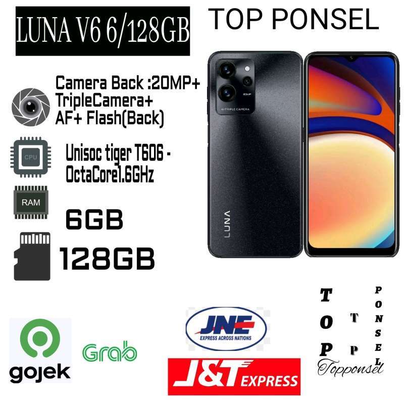 Jual Luna v6 6/128gb Garansi resmi Black di Seller King's Store 24