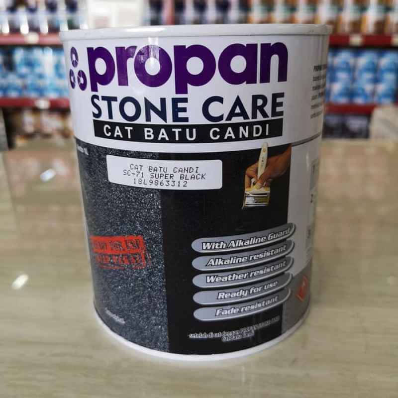 Jual PROPAN STONE CARE CAT BATU CANDI SUPER BLACK di Seller tjhome
