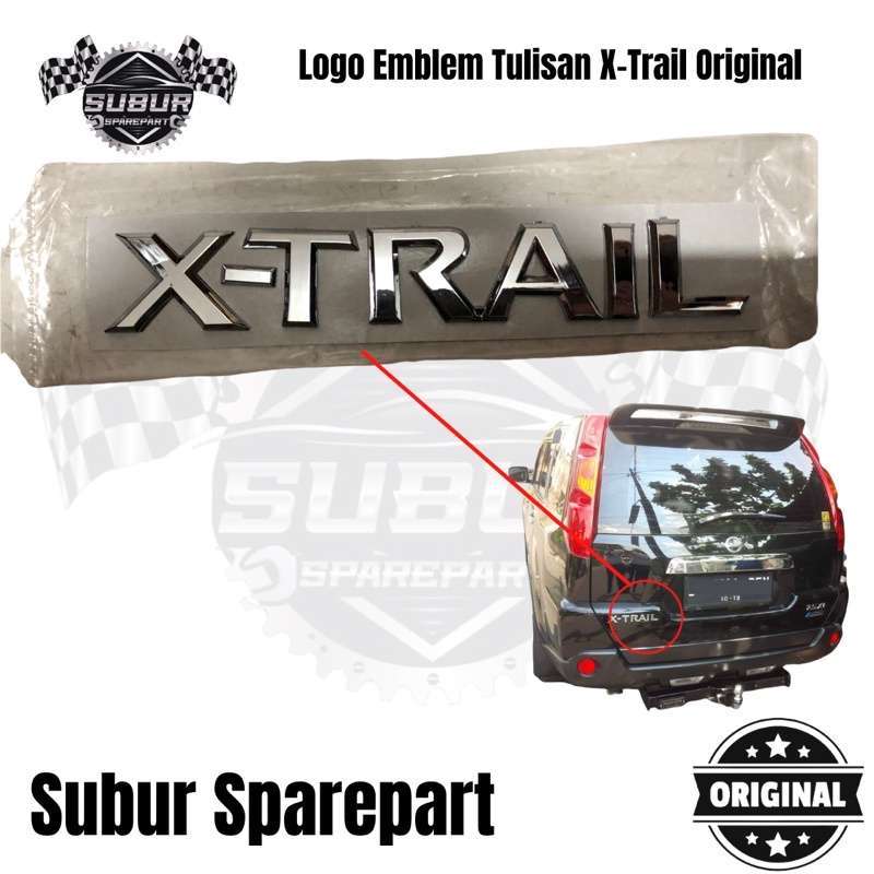 Promo Emblem Logo Tulisan XTrail Original Nissan XTrail Diskon 1 di Seller Subur Sparepart
