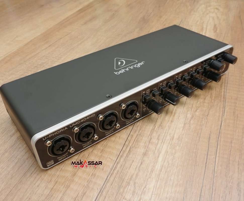 Promo Behringer Umc404Hd Usb Audio Interface Soundcard 4X4 24Bit