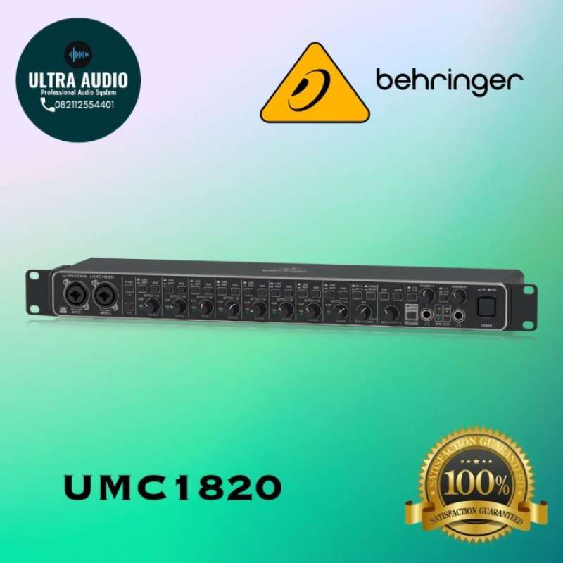 Promo Behringer Umc1820 / Umc1820 / Umc 1820 Audio Interface Original
