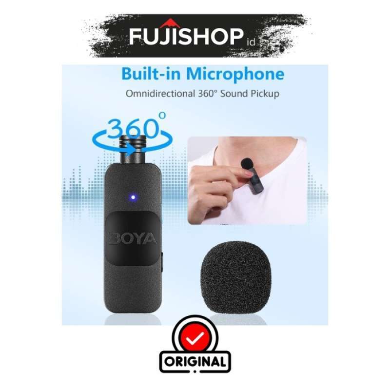 BOYA BY-V20 Microfono Lavalier Wireless USB-C - Doppio Microfono, 100m Portata, Per PC E Android - Foto 6