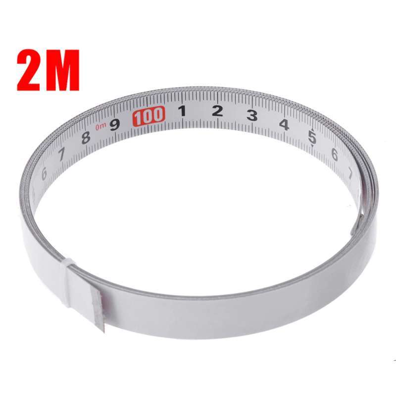 Jual Mayitr Meteran Adhesive Scale Bar Steel Ruler 2 Meter - M003 ...