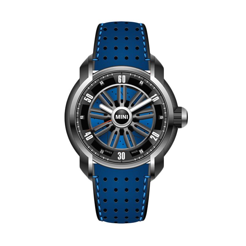 jual mini cooper 160402 jam tangan pria blue jual mini cooper 160402 jam tangan pria blue