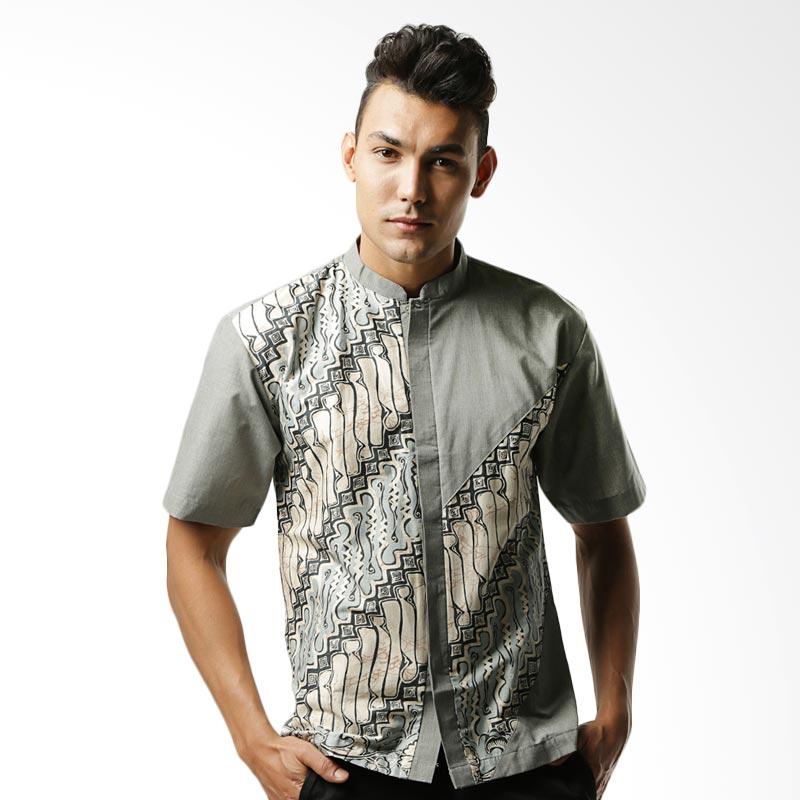 Jual Aitana BTK MG 1510114 SS Baju Koko Batik Pria Abu Jual Aitana BTK MG 1510114 SS Baju Koko Batik Pria Abu