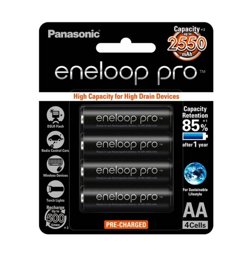 Jual Panasonic Eneloop Pro BK-3HCCE-4BT AA Baterai [4 Pcs