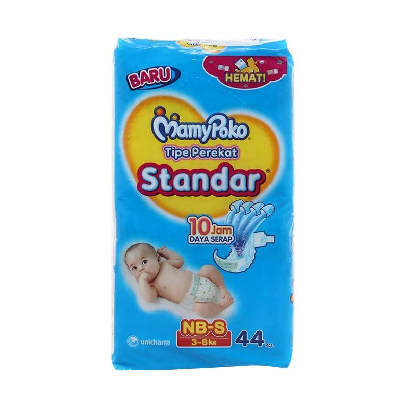 Jual MamyPoko Standar Popok NB S [44 Pcs] Online - Harga