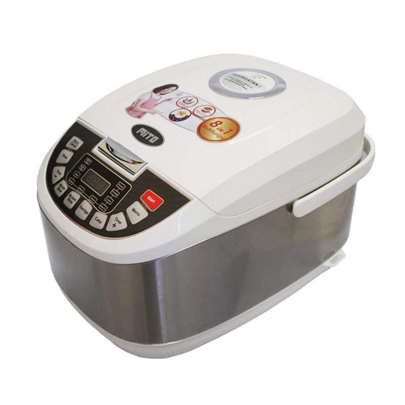jual mito r5 8in1 digital rice cooker silver 2 l jual mito r5 8in1 digital rice cooker silver 2 l