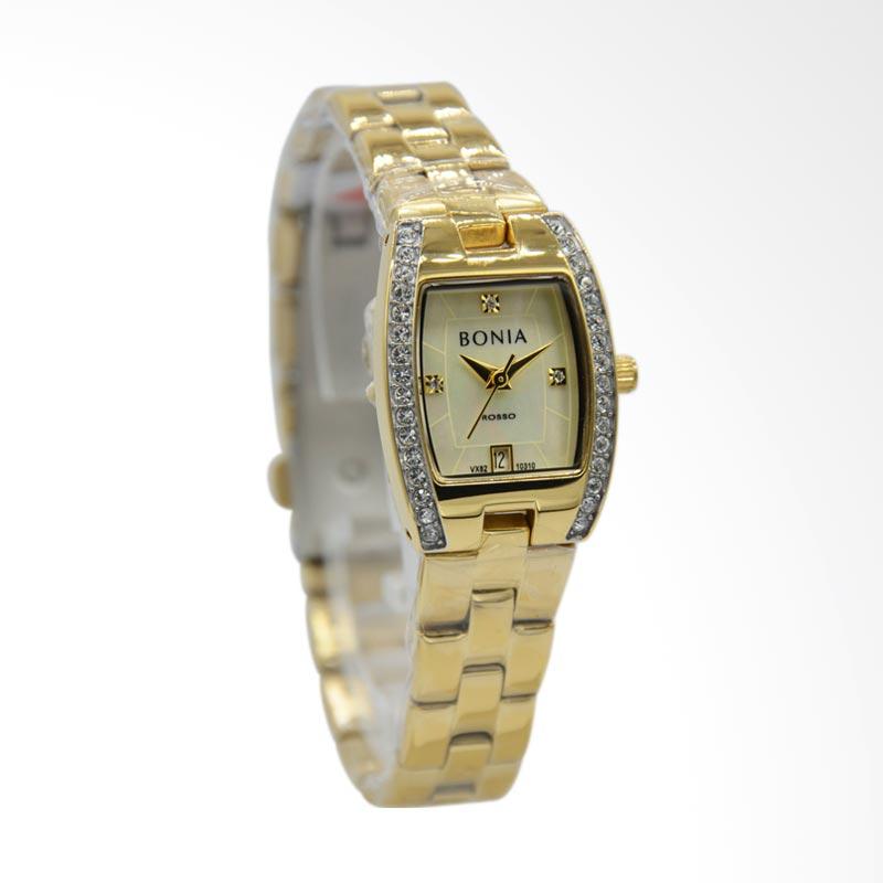 Jual Bonia Rosso BNB10310-2227S Jam Tangan Wanita - Gold 