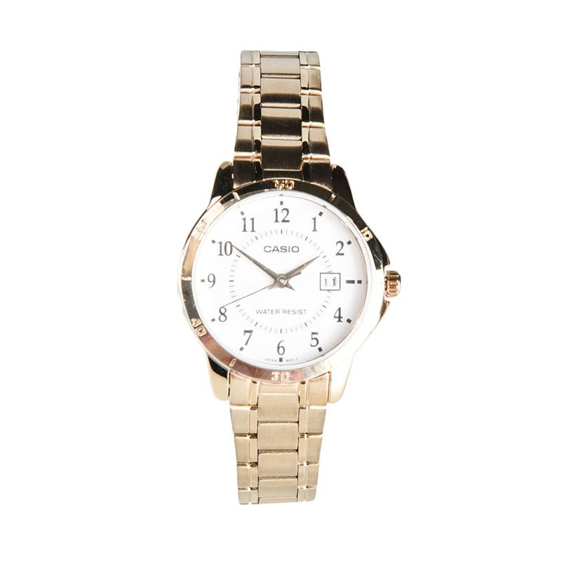 Jual Casio LTP-V004G-7BDUDF Jam Tangan Wanita - Gold