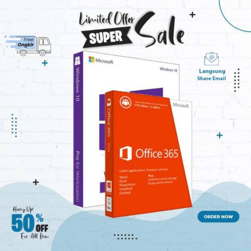 Jual Microsoft Windows 10 Enterprise Original Lisensi & Microsoft