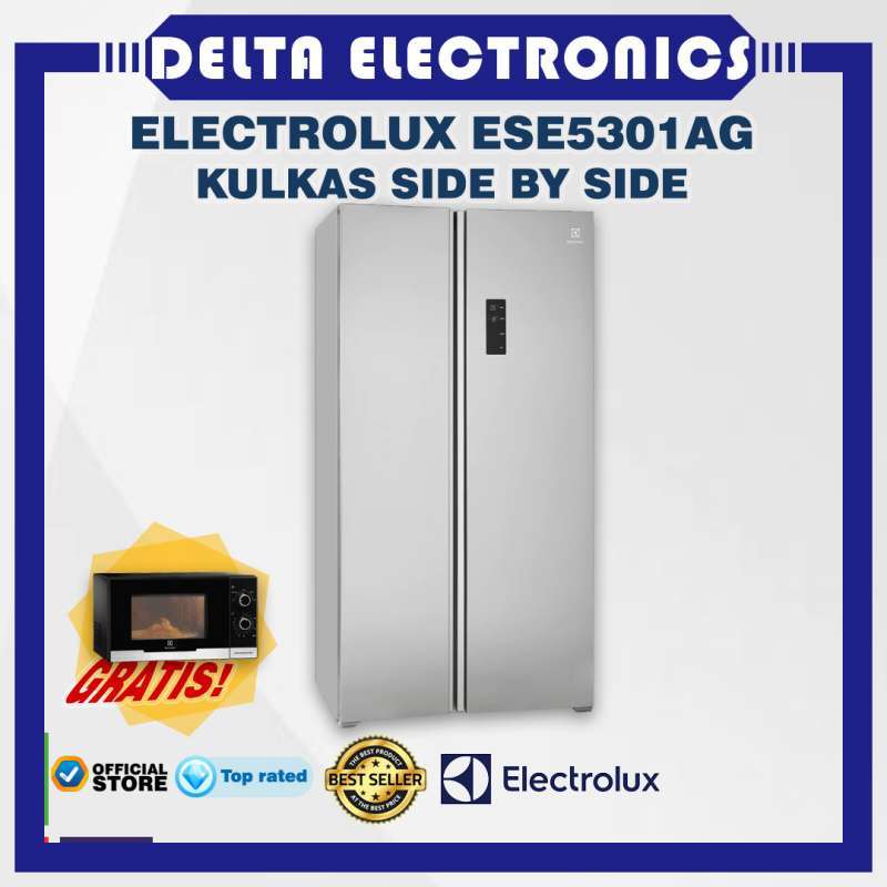 Jual Electrolux ESE5301AG Kulkas Side by Side NutriFresh Inverter