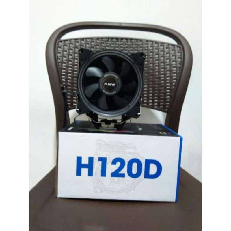 Jual ALSEYE FAN PROCESSOR H120D - 6 HEAT PIPES DUAL FAN RGB CPU COOLER ...