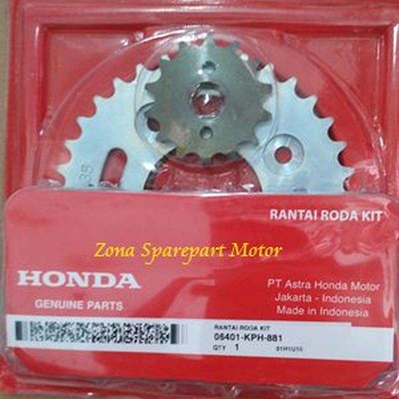 Jual Honda Genuine Part Gear Set Rantai Roda Kit KPH Kharisma, Supra
