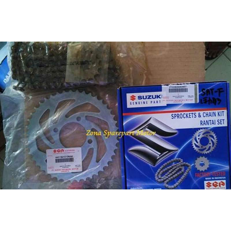 Jual Suzuki Genuine Parts Gear Set Rantai Roda Kit for Satria FU 150
