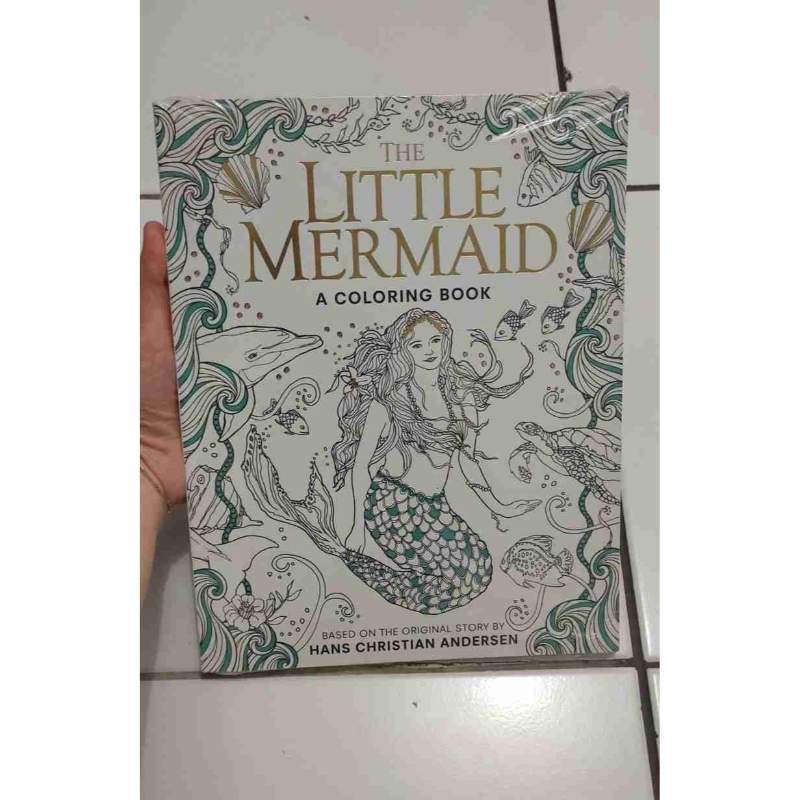 Jual The Little Mermaid Coloring Book Buku Mewarnai di Seller BizzClub