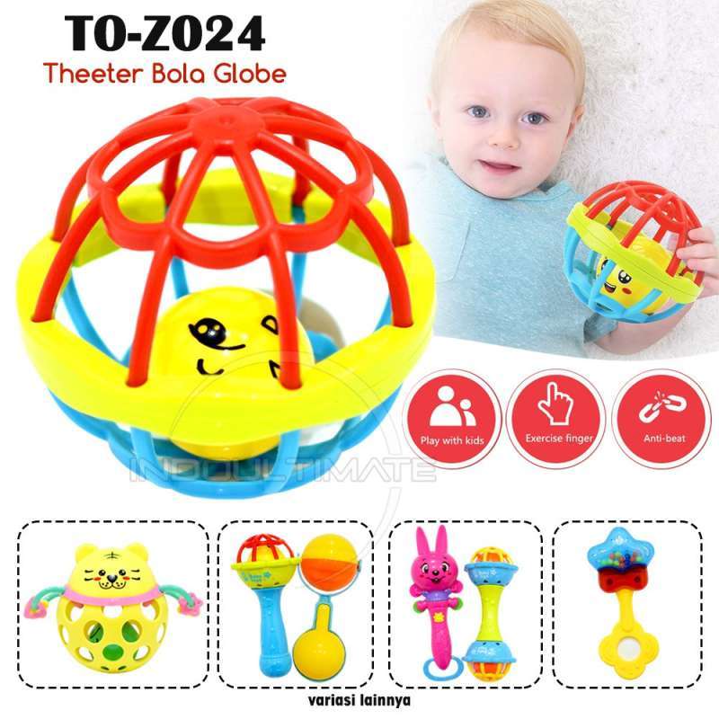 Jual Mainan Gemerincing Bayi Teether Ba   by Silicone Mainan
