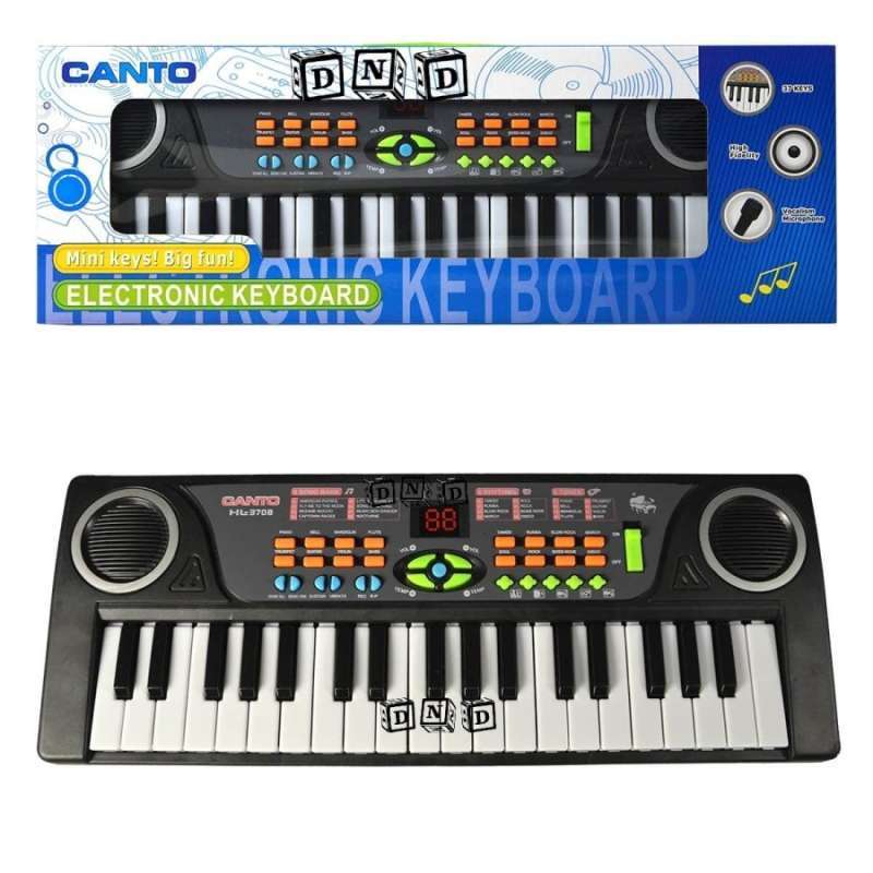Jual Mainan Edukasi Anak Piano Canto 37 Keys Electronic Keyboard HL