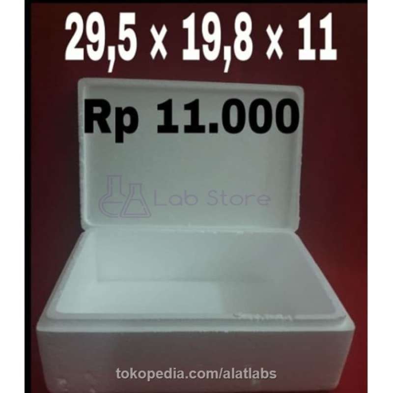 Jual Box Gabus Sterofoam Styrofoam 30cm X 20Cm X 11 Cm KHUSUS GOSEND GOJEK di Seller Paramarta
