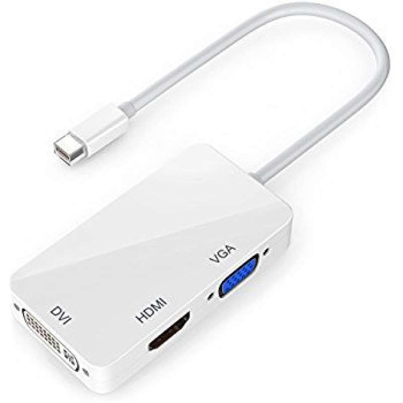 Jual Thunderbolt Kabel Mini DisplayPort to HDMI-VGA-DVI