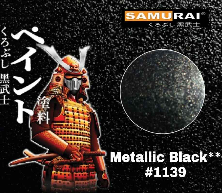 Jual Samurai Paint Metallic Black 1139 Metallic Colours Cat Pylox