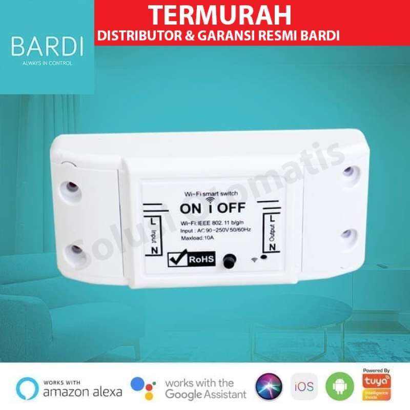 Promo BARDI Smart Breaker On Off Switch Wifi Wireless IoT Home ...