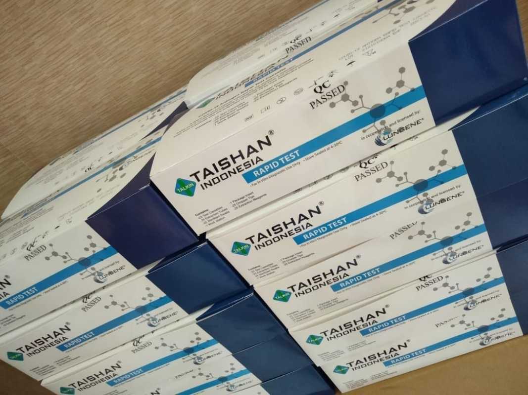 Jual Antigen Taishan Indonesia 25 Test Kit AKL di Seller
