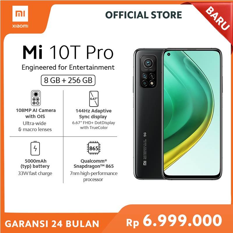 Jual Xiaomi Mi 10T Pro Smartphone [8GB/ 256GB/ O] Online April 2021