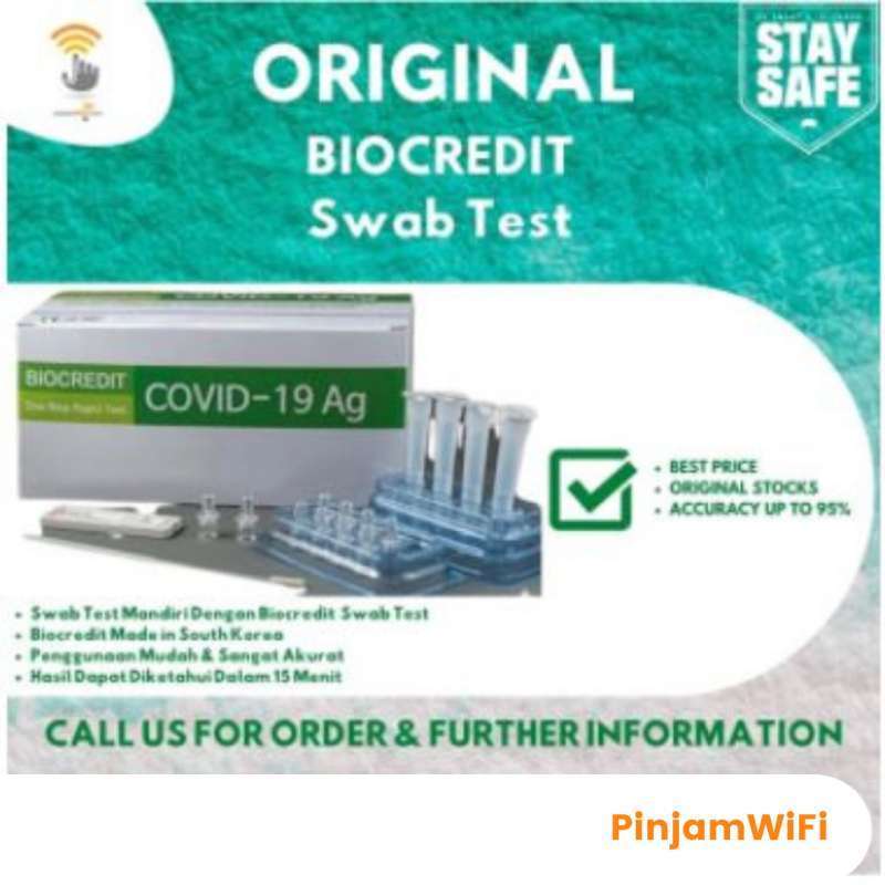 Jual Test Kit Antigen Mandiri Korea Izin kemenkes di Seller PINJAM