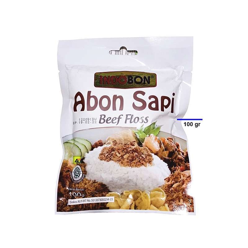 Promo Indobon - Abon Sapi [100 Gr] Diskon 10% Di Seller Cemilan4u ...