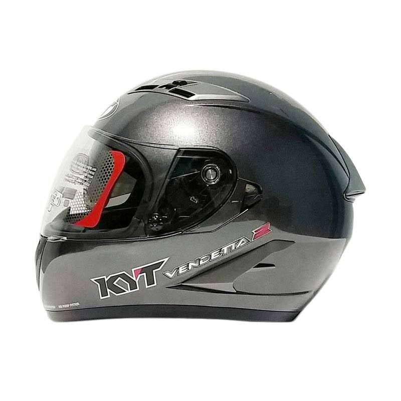 Jual Kyt Vendetta 2 Solid Helm Full Face Gunmetal Di Seller Premium