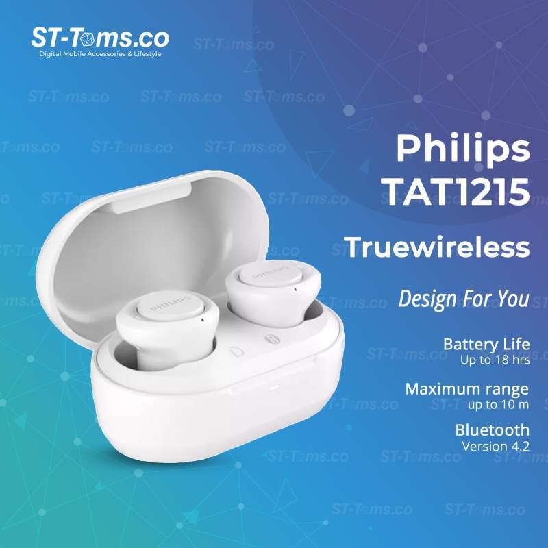 Jual Philips TAT1215 In-ear true wireless headphones / TWS TAT 1215 ...