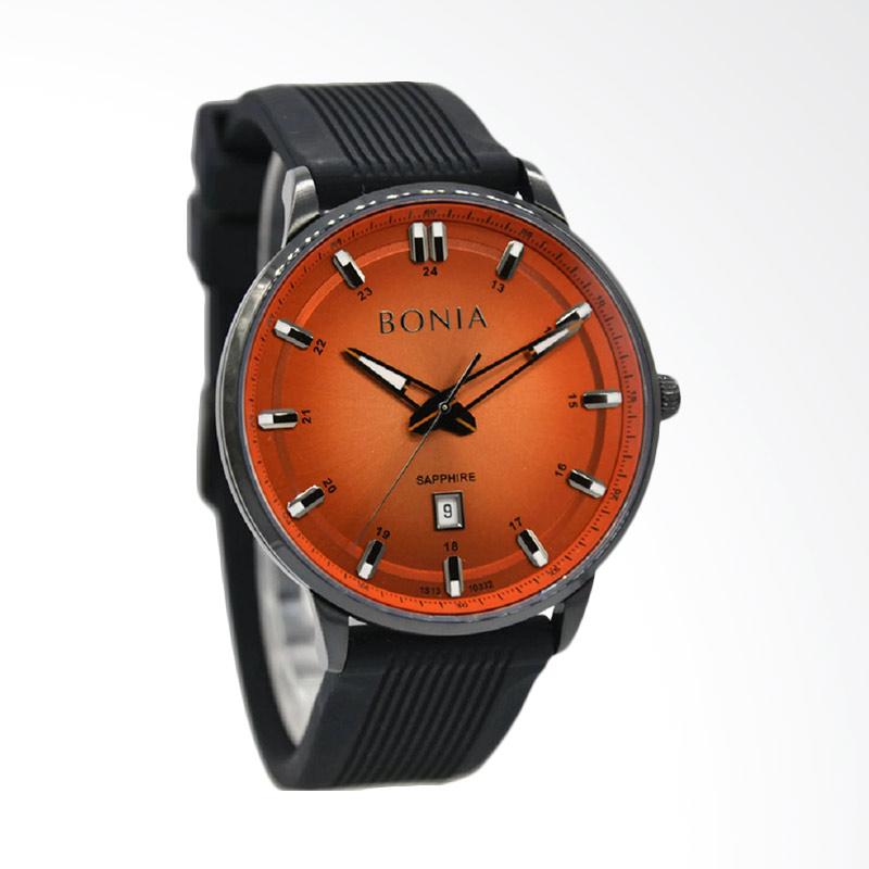 Jual Bonia Jam Tangan Pria - Hitam Orange BNB10332-1722 