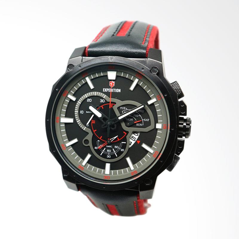 Jual Expedition Jam Tangan Pria - Black Red 6729 Online - Harga 