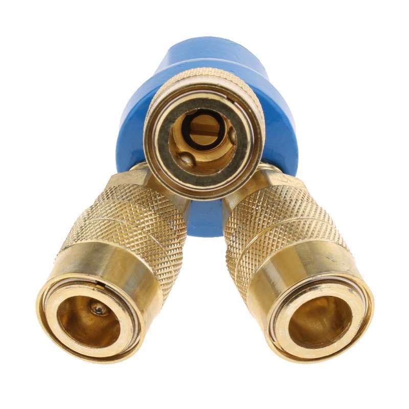 Jual Three Way Air Hose Manifold Quick Coupler Connector Adapter