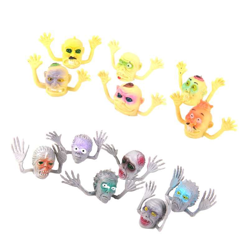 Jual 12 Zombie Monster Finger Puppets Halloween Party Loot Favors