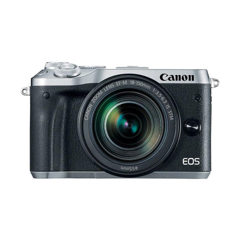 Jual Canon EOS M6 Kit 18-150mm Kamera Mirrorless - Silver