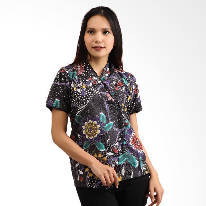 jual denbagoes batik naraya lengan pendek blouse jual denbagoes batik naraya lengan pendek blouse