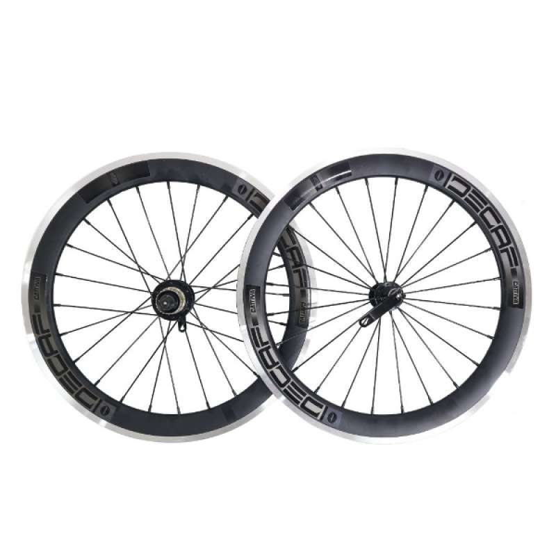 Jual Java Wheelset Decaf VBrake 406mm Wheelset Sepeda Hitam di