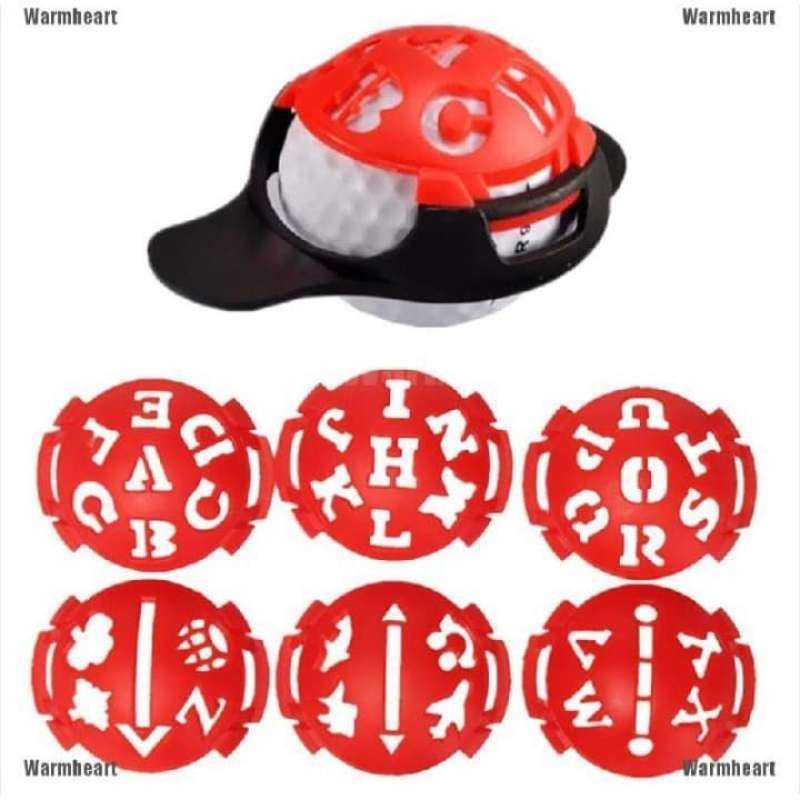 Jual GOLF BALL LINER MARKER TEMPLATE SET di Seller PERALATAN GOLF