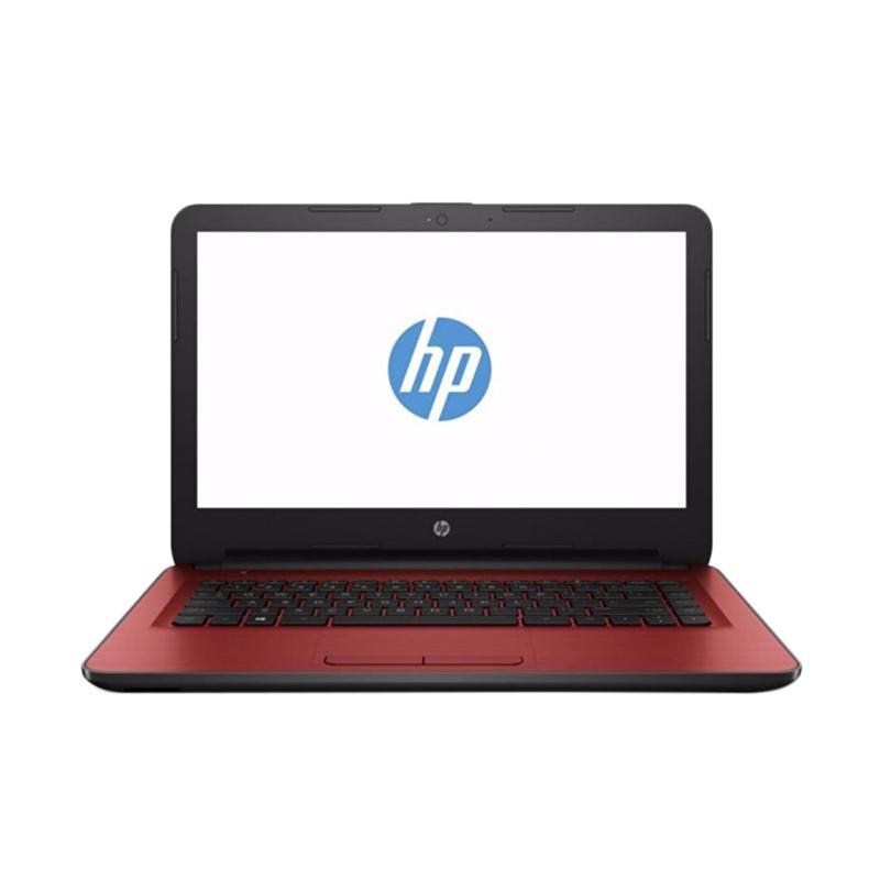 Jual Laptop HP 14-BW018AU Notebook - Red [AMD A9-9420/RAM 4GB/HDD 500GB