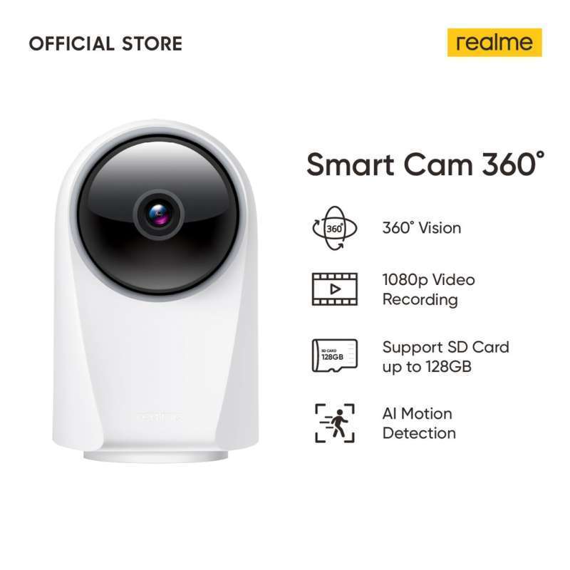 Jual Realme Smart Cam 360°[360° Vision, 1080p Video, Ai Motion] Di ...