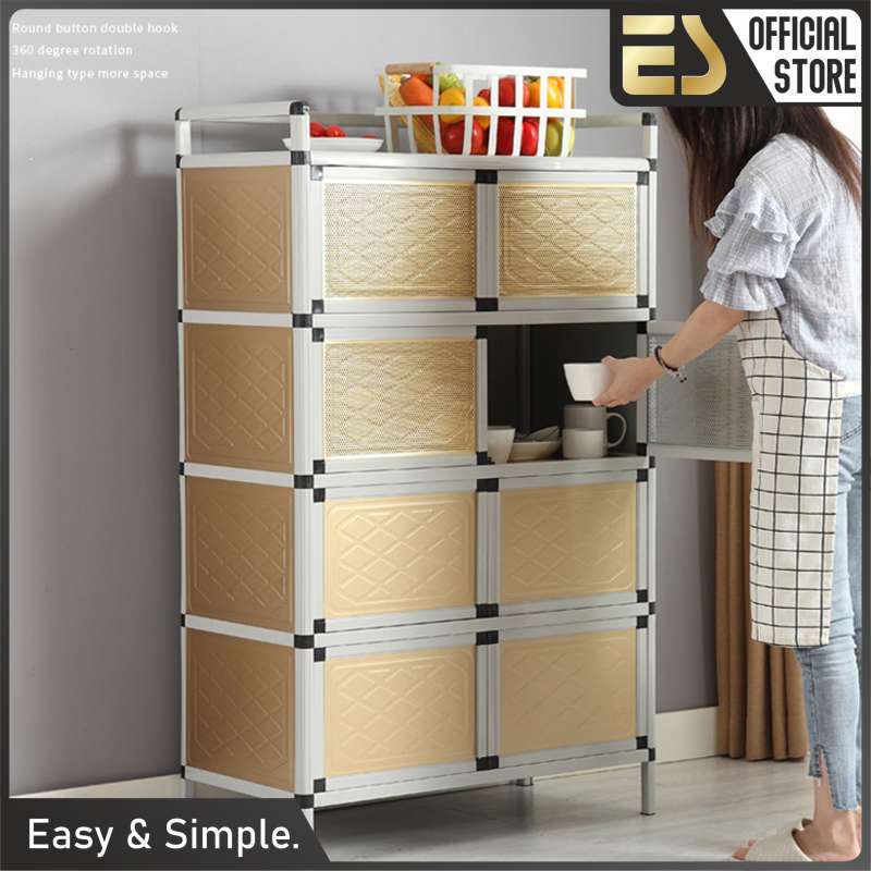 Jual ES Rak Penyimpanan Stainless Steel Serbaguna Rak Susun Stainless