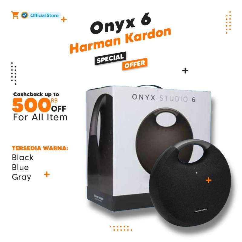 Jual Harman Kardon Onyx Studio 6 Bluetooth Speaker Wireless Black di