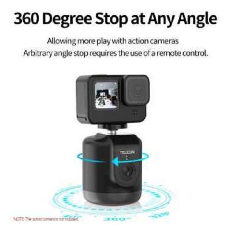 Jual Telesin Smart Selfie Gimbal Auto Tracking Pan Tilt 360 TEGPYT