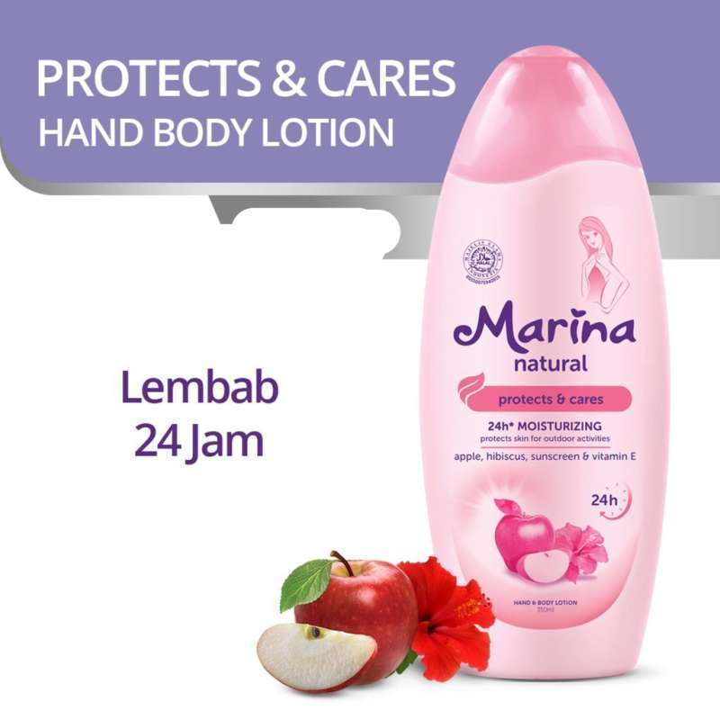 Jual Marina Hand & Body Lotion Natura 200ml /lotion Remaja Protects