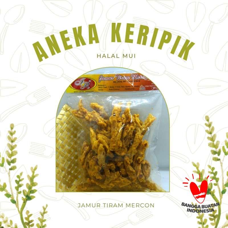 Jual Keripik Jamur Tiram Mercon Renyah Pedas Halal di Seller Sarisa Merapi Kab. Sleman, DI