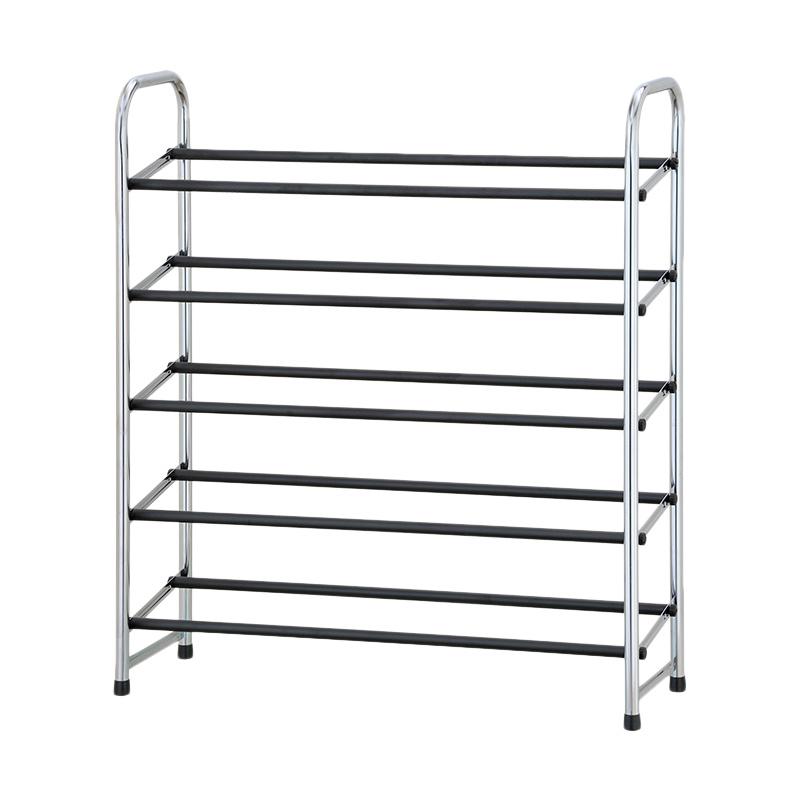 Jual JYSK  5 Susun Chrome Shoe Rack Rak  Sepatu  73 x 22 cm 