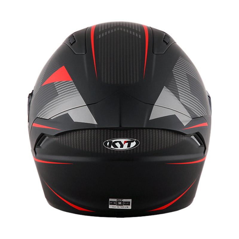 Jual KYT-NFR Logos Matt Helm Full Face - Red Online Maret